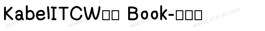 KabelITCW08 Book字体转换